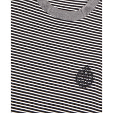 Striped Blazon T-Shirt | Men | Black x White