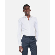 Striped Formal Shirt | Men | White x Blue