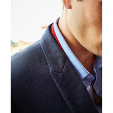 Suit Jacket With Micro-Motifs | Men | Navy x Blue