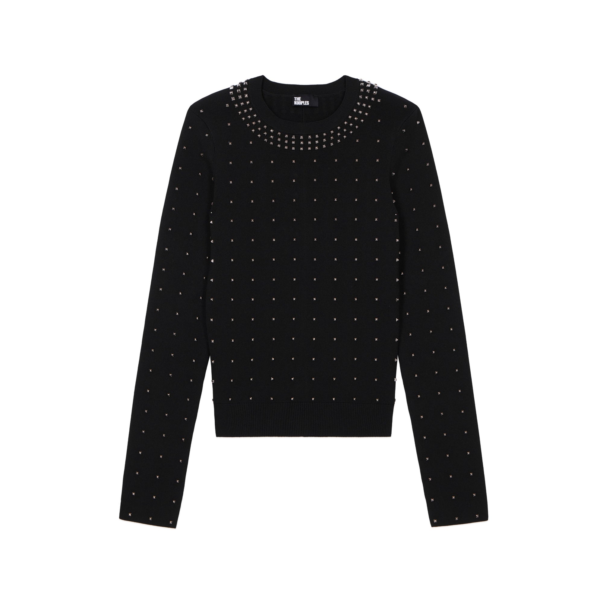 Sweater With Spikes | Women | Black