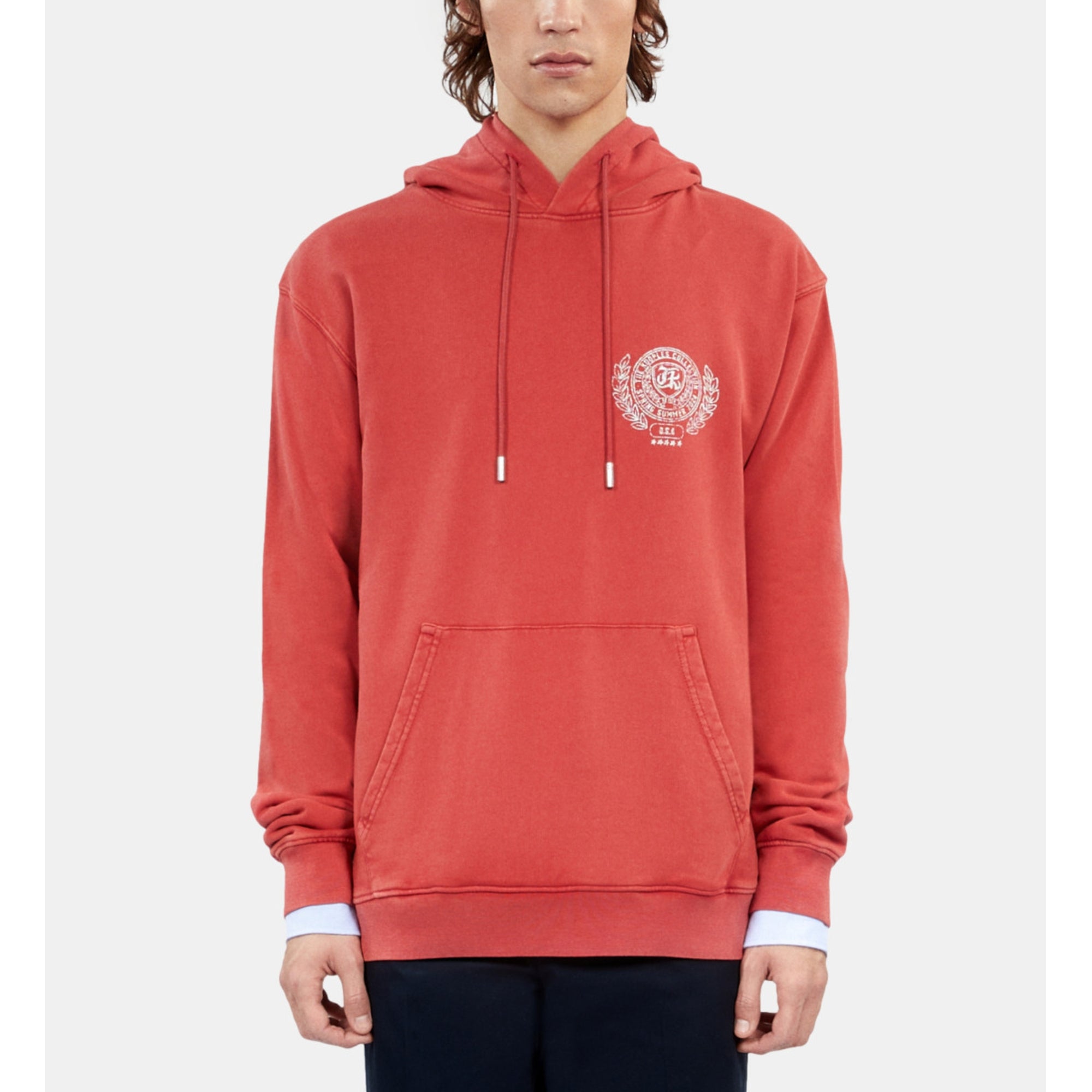 Sweatshirt With Blazon Serigraphy | Men | Red Brique