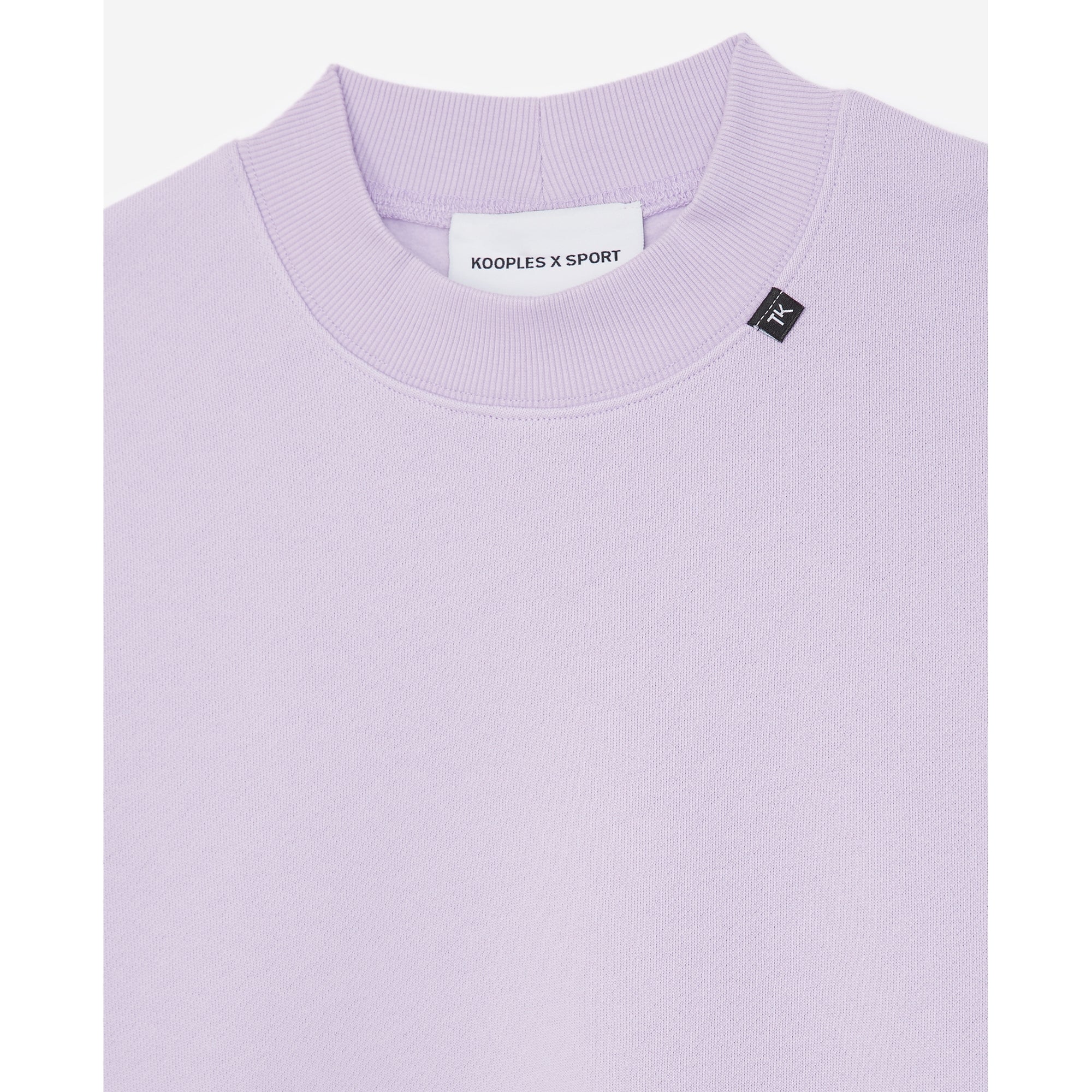 Sweatshirt With Embossed Logo | Women | Light Purple