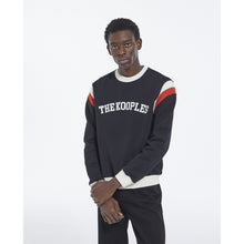 Sweatshirt With Logo | Men | Black Ecru Red