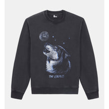 Sweatshirt With Wolf Serigraphy | Men | Black Washed