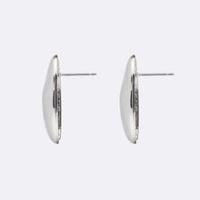 Chrome Orb Studs Earrings | Silver