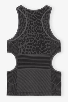 Seamless Jacquard Top | Black