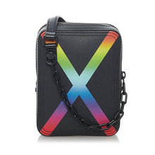 Louis Vuitton Pre-Owned Taiga Rainbow Danube | Unisex | Black x Multi