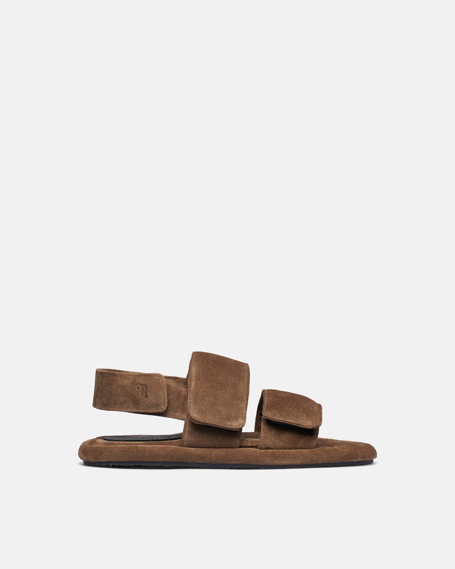 Womens | Tarrus Rounded Toe Padded Flat Sandals | Taupe