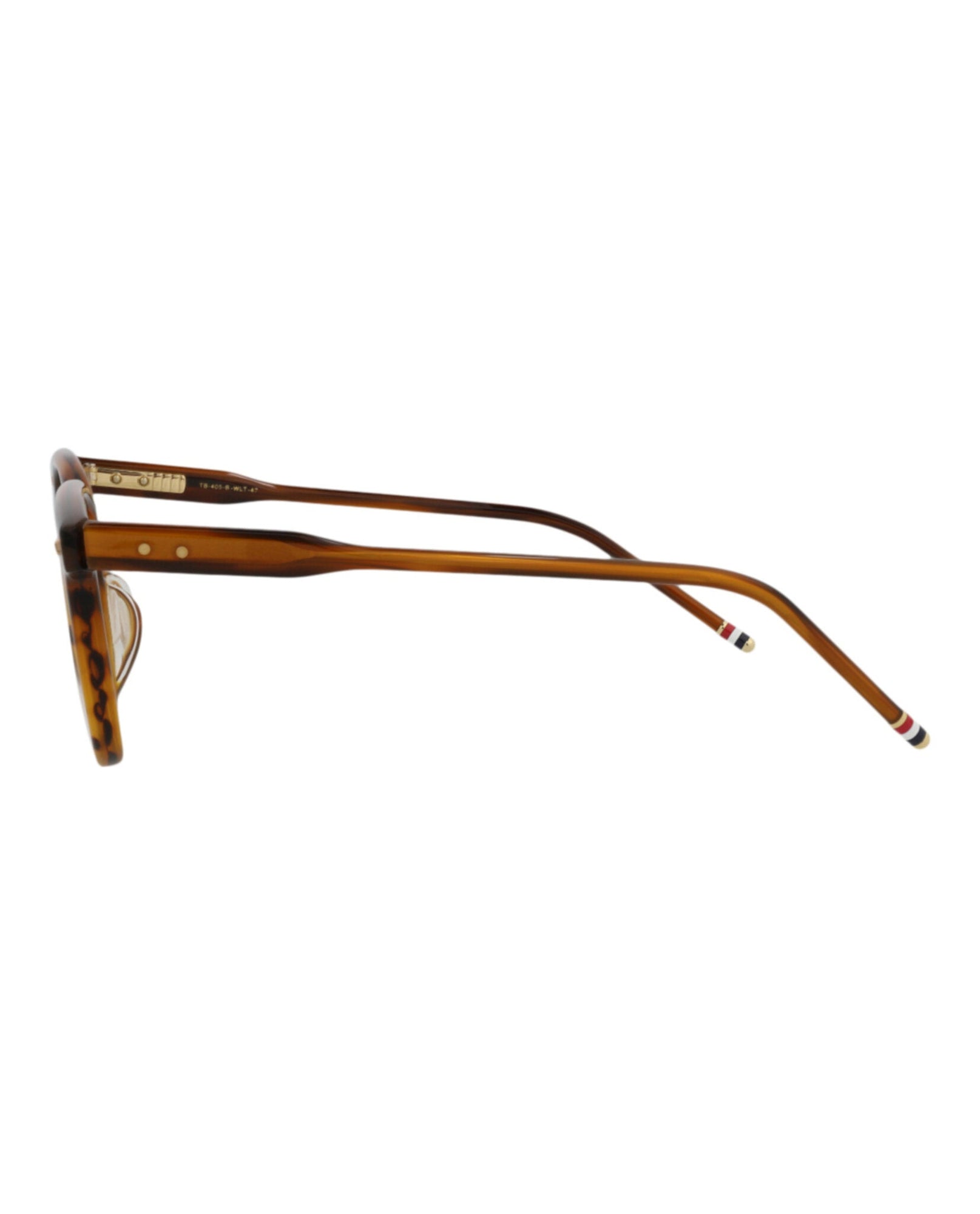 Thom Browne Round Acetate Optical Frames | Walnut