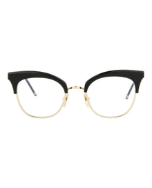 Thom Browne Cat Eye Acetate Optical Frames | Gold