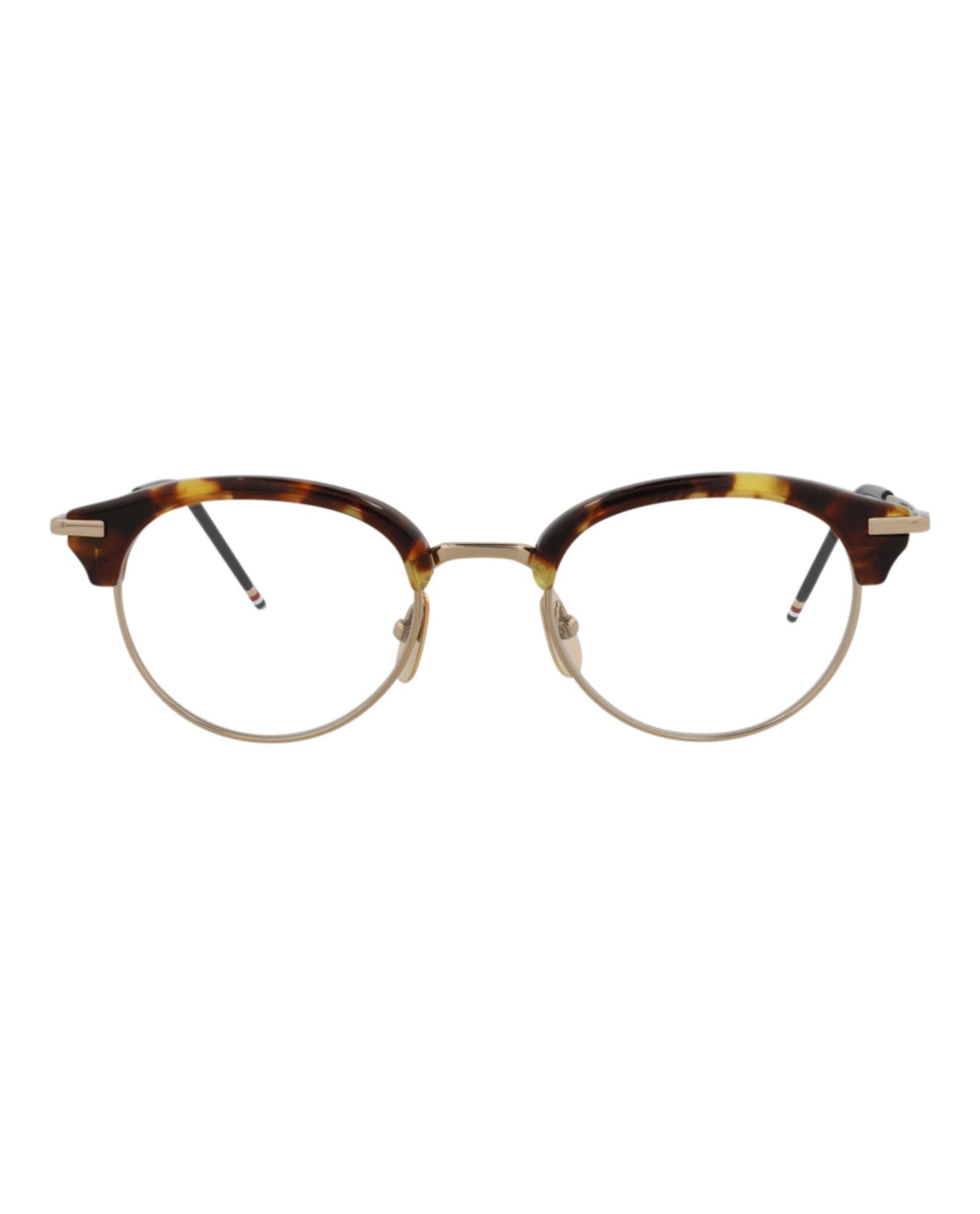 Thom Browne Round Metal Sunglasses | Tortoise