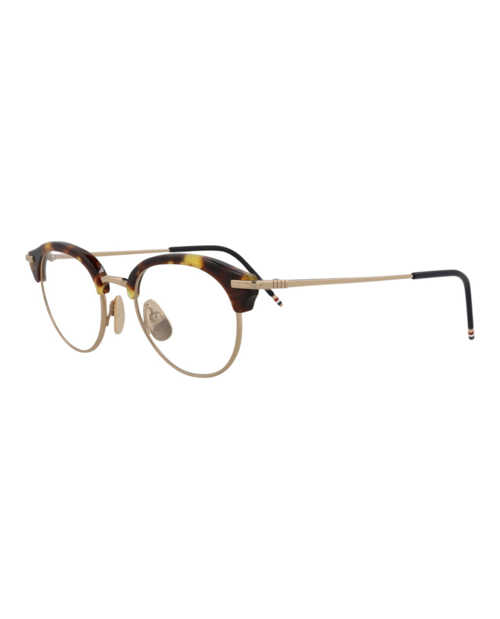 Thom Browne Round Metal Sunglasses | Tortoise