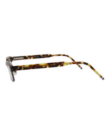 Thom Browne Square Acetate Optical Frames | Black/Gold