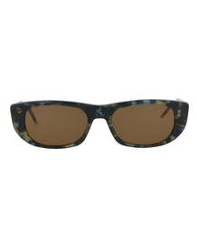 Thom Browne Square Acetate Sunglasses | Navy