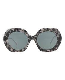 Thom Browne Round Acetate Sunglasses | Grey