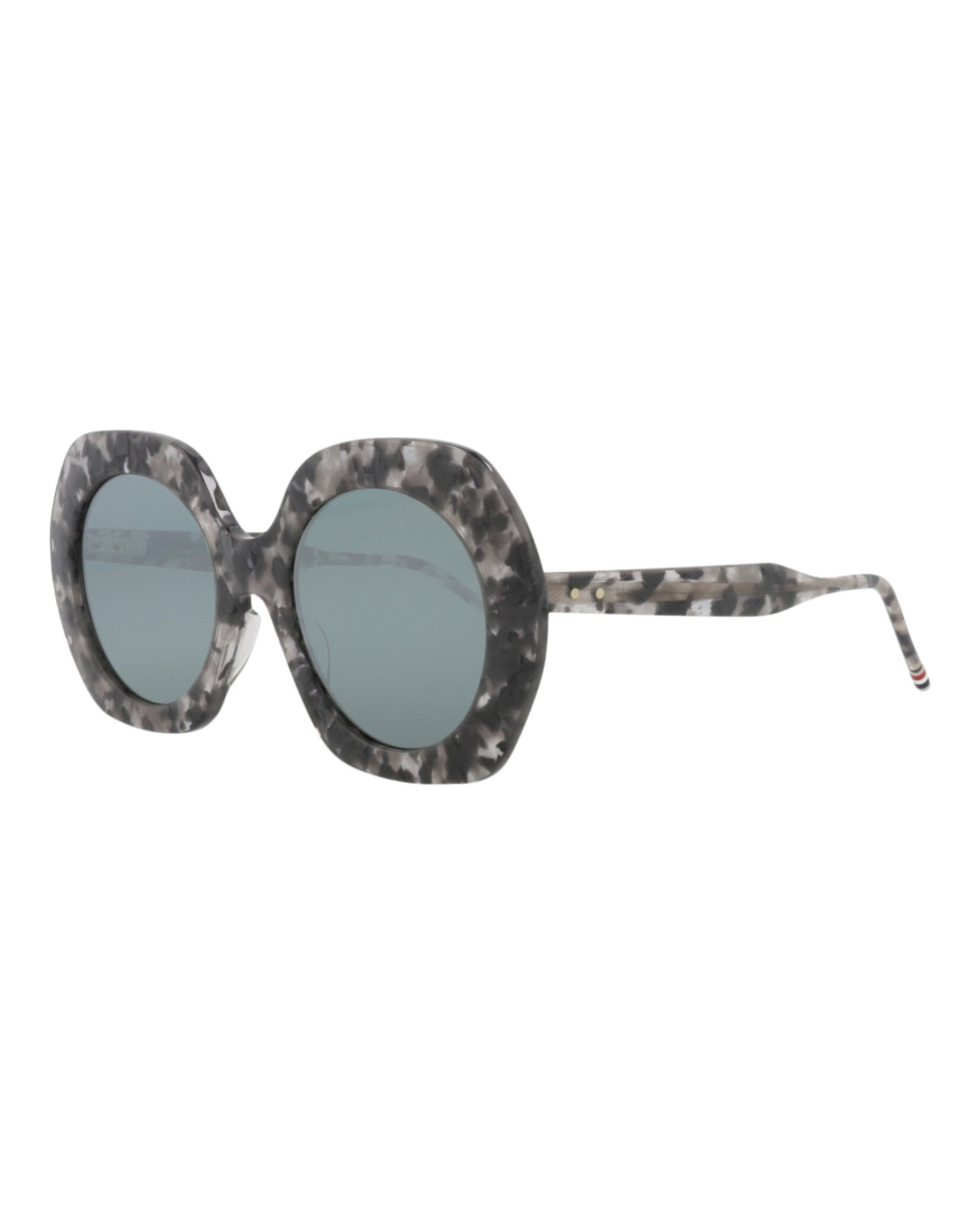 Thom Browne Round Acetate Sunglasses | Grey