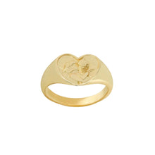 angel signet ring