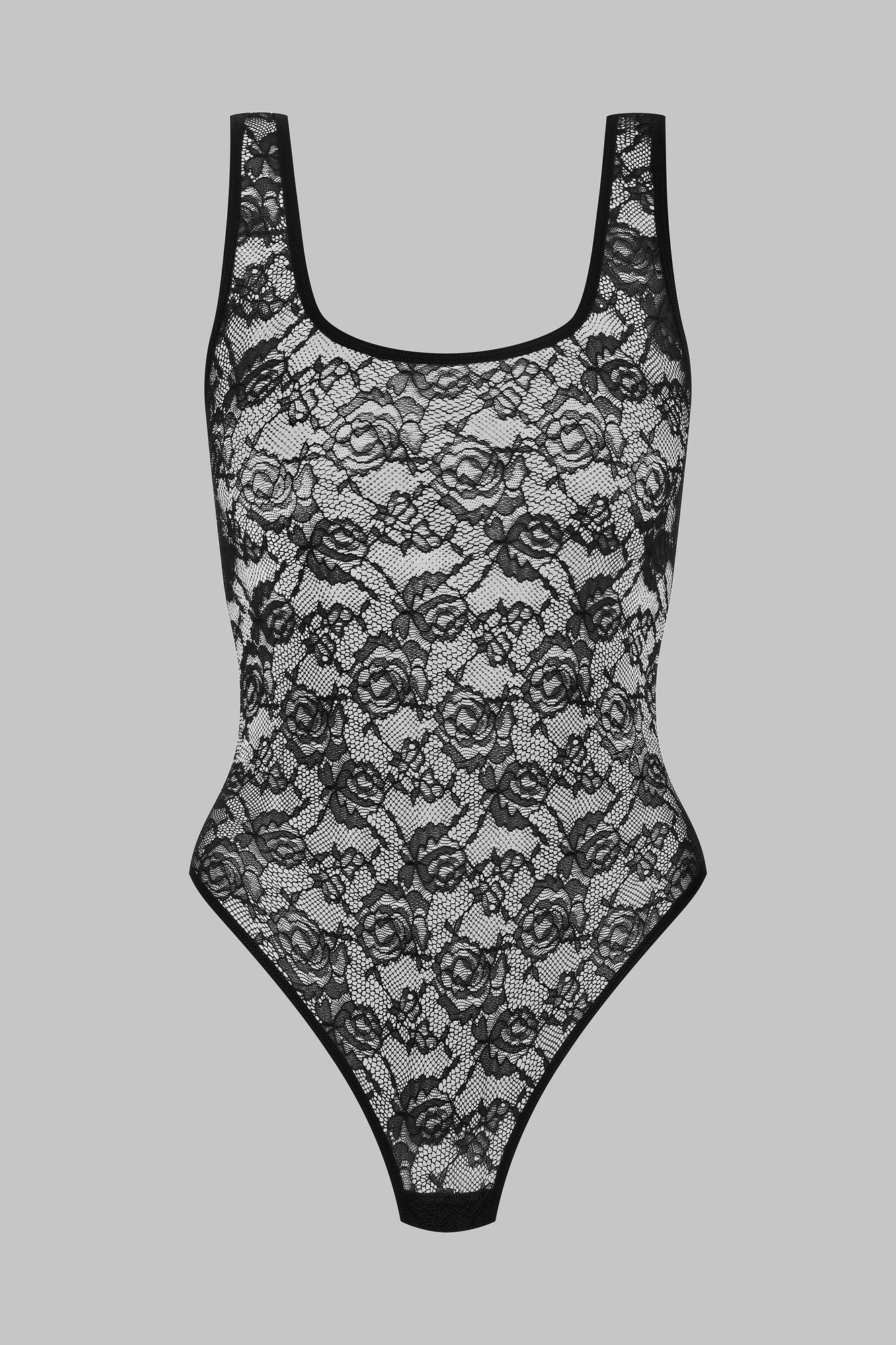 Backless thong bodysuit - Flashback | Black