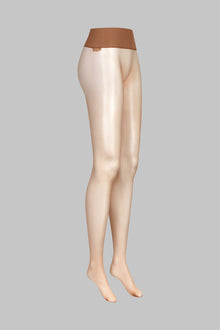 Back seam seamless tights - Signature - 20D - Sun Nude - Les Coquetteries