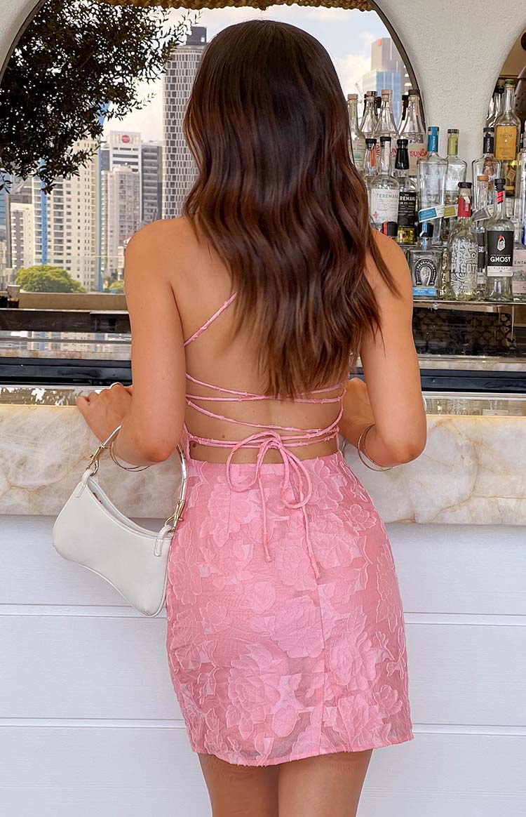 Tracye Floral Mini Dress | Pink