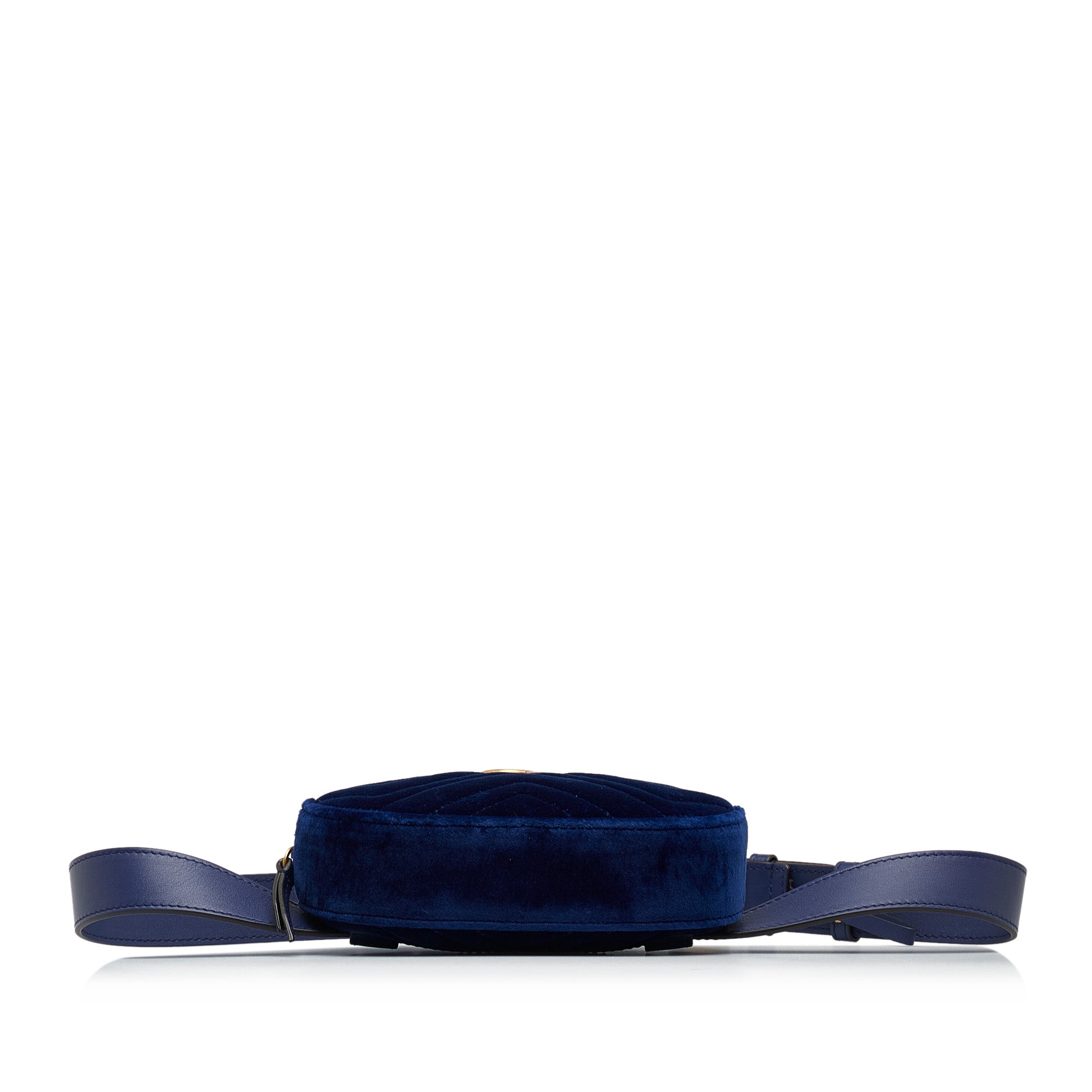 Gucci Pre-Owned GG Marmont Matelasse Velvet Belt Bag | Women | Blue (V2)