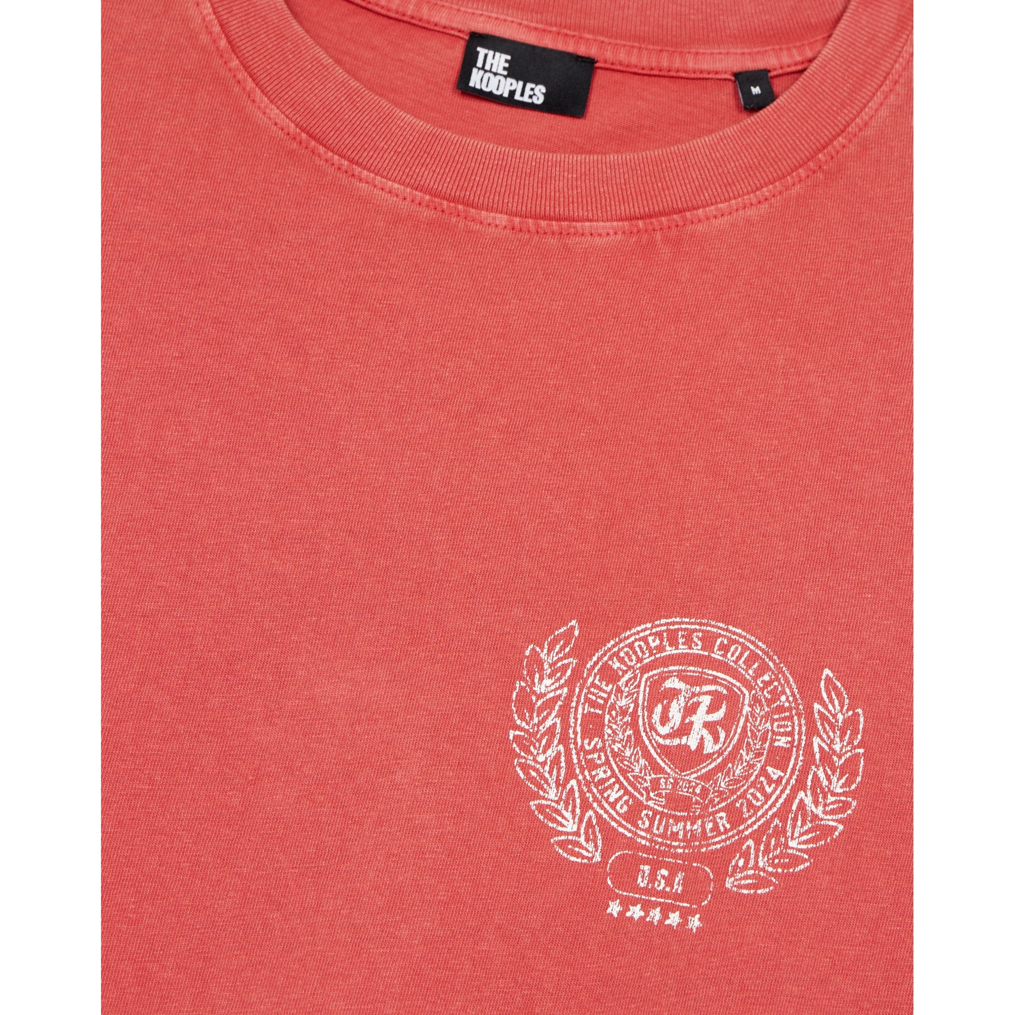 T-Shirt With Blazon Serigraphy | Men | Red Brique