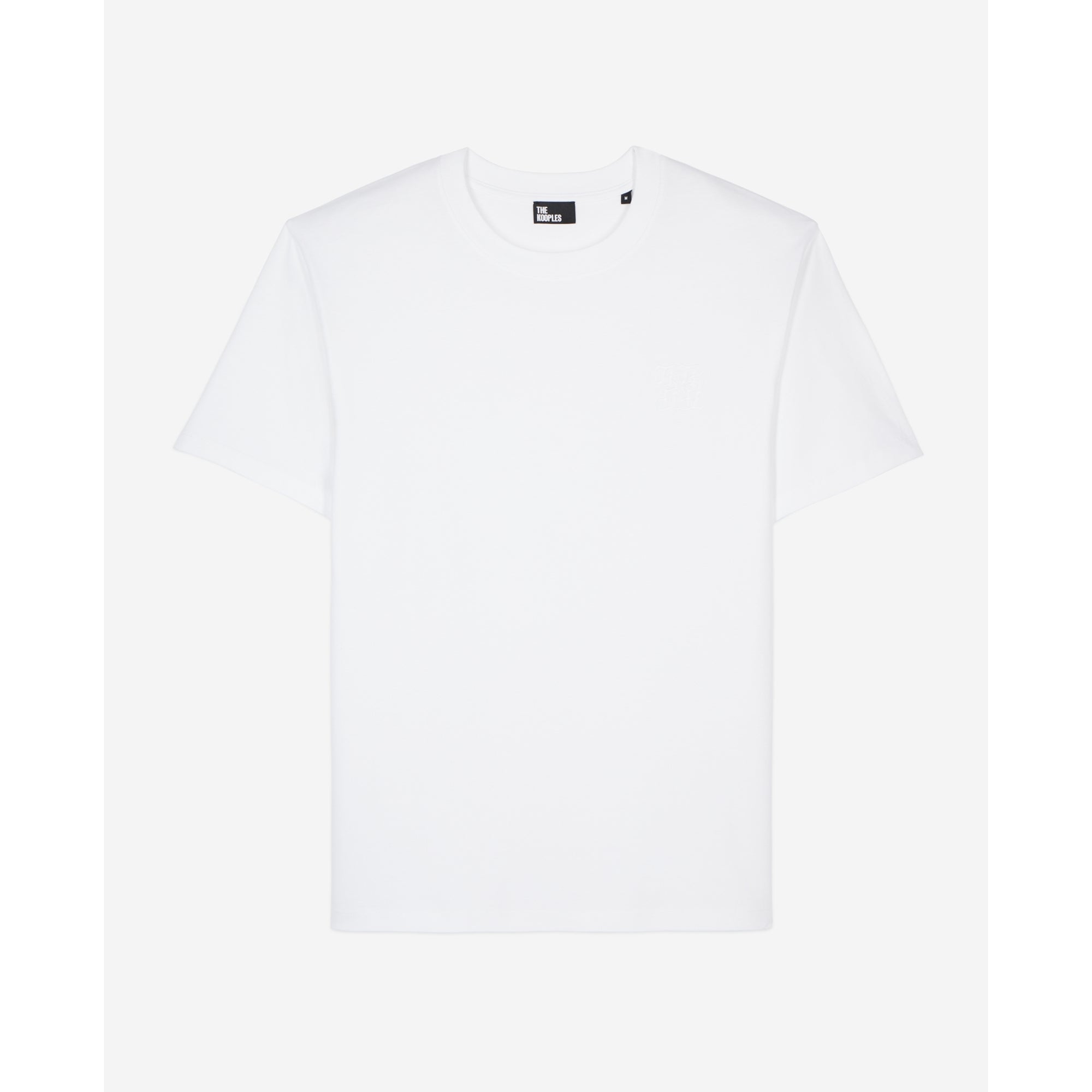 T-Shirt With Logo Embroidery | Men | White