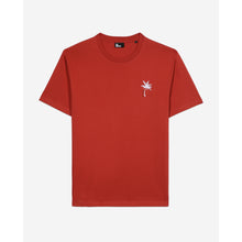 T-Shirt With Palm Tree Embroidery | Men | Red Brique