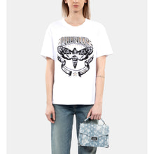 T-Shirt With Skull Butterfly Serigraphy | Women | White