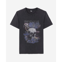 T-Shirt With Skull Screen Print | Women | Black Washed