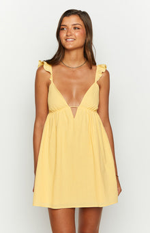 Tammie Mini Dress | Yellow