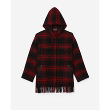 Tartan Wool Jacket | Women | Red x Black