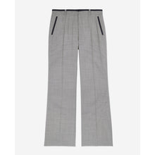 Taupe Wool Suit Trousers | Women | Beige Melange