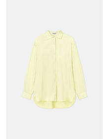 Terre | Oversized Poplin Shirt | Canary