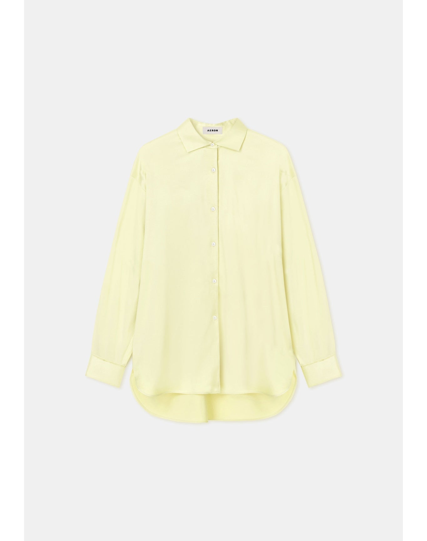 Terre | Oversized Poplin Shirt | Canary
