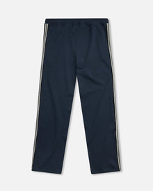 Terry Jacquard Panel Pant | Navy