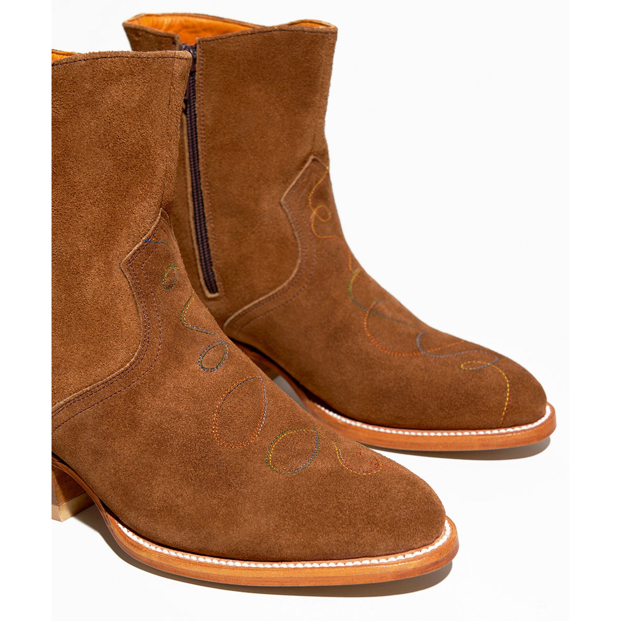 Tessie Ankle Cowboy Boot | Tobacco