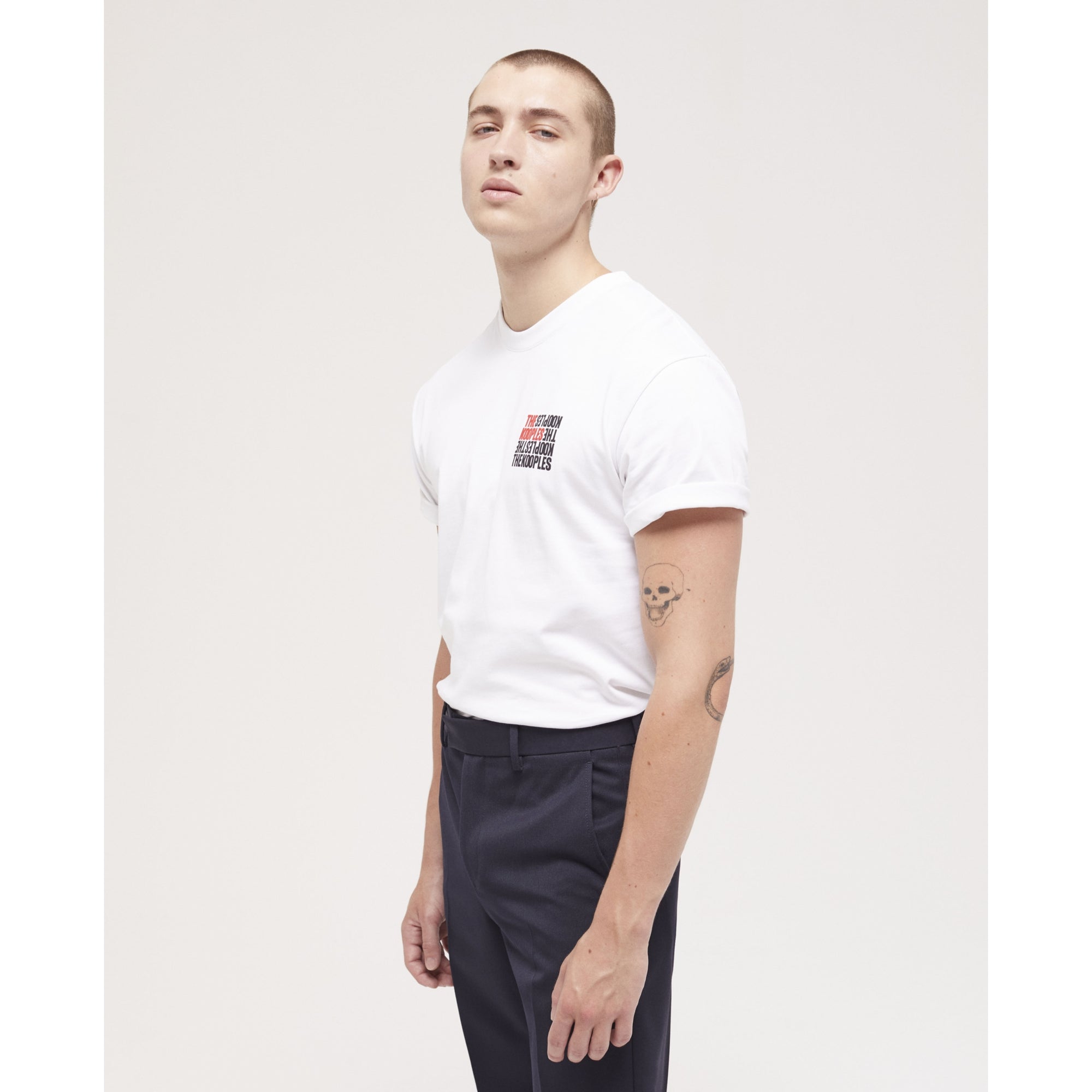 The Kooples Logo T-Shirt | Men | White