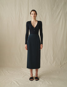 Womens | The Pencil Skirt | Midnight