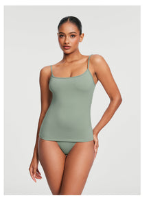 Thin Strap Tank Top | Sage Green