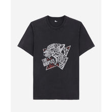 Tiger Screen Print T-Shirt | Men | Black Washed