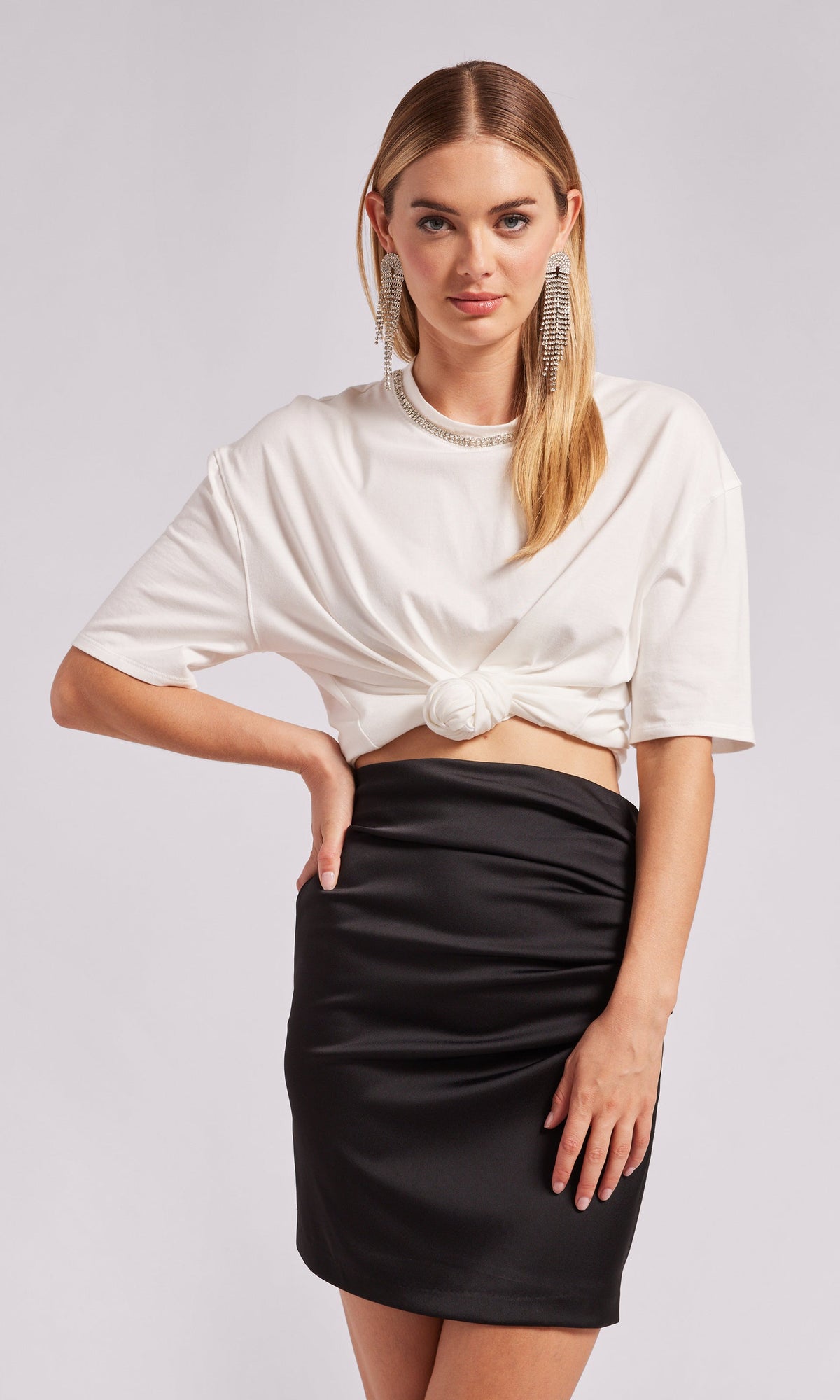 Tom Crystal Top | White