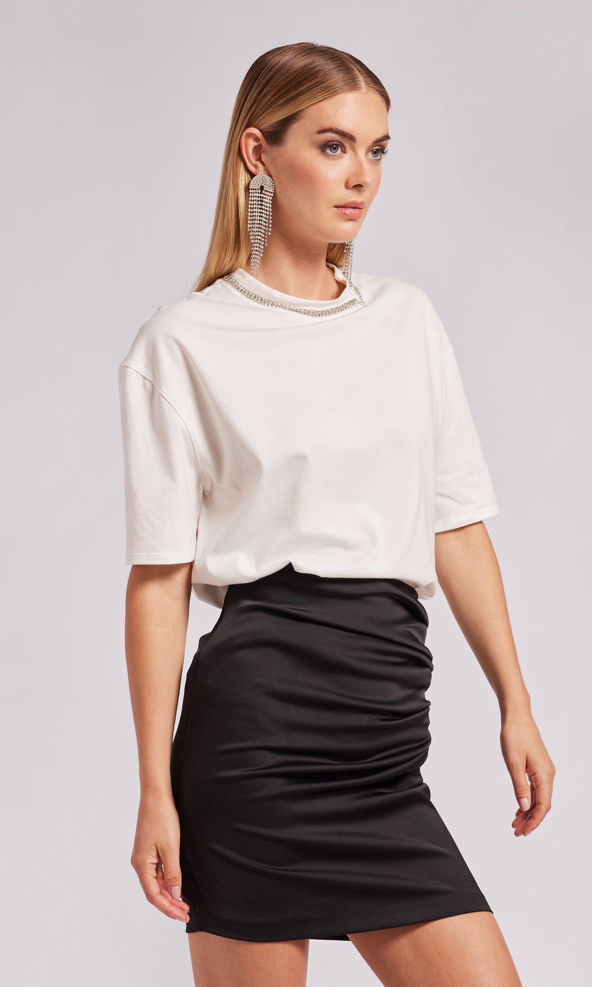 Tom Crystal Top | White