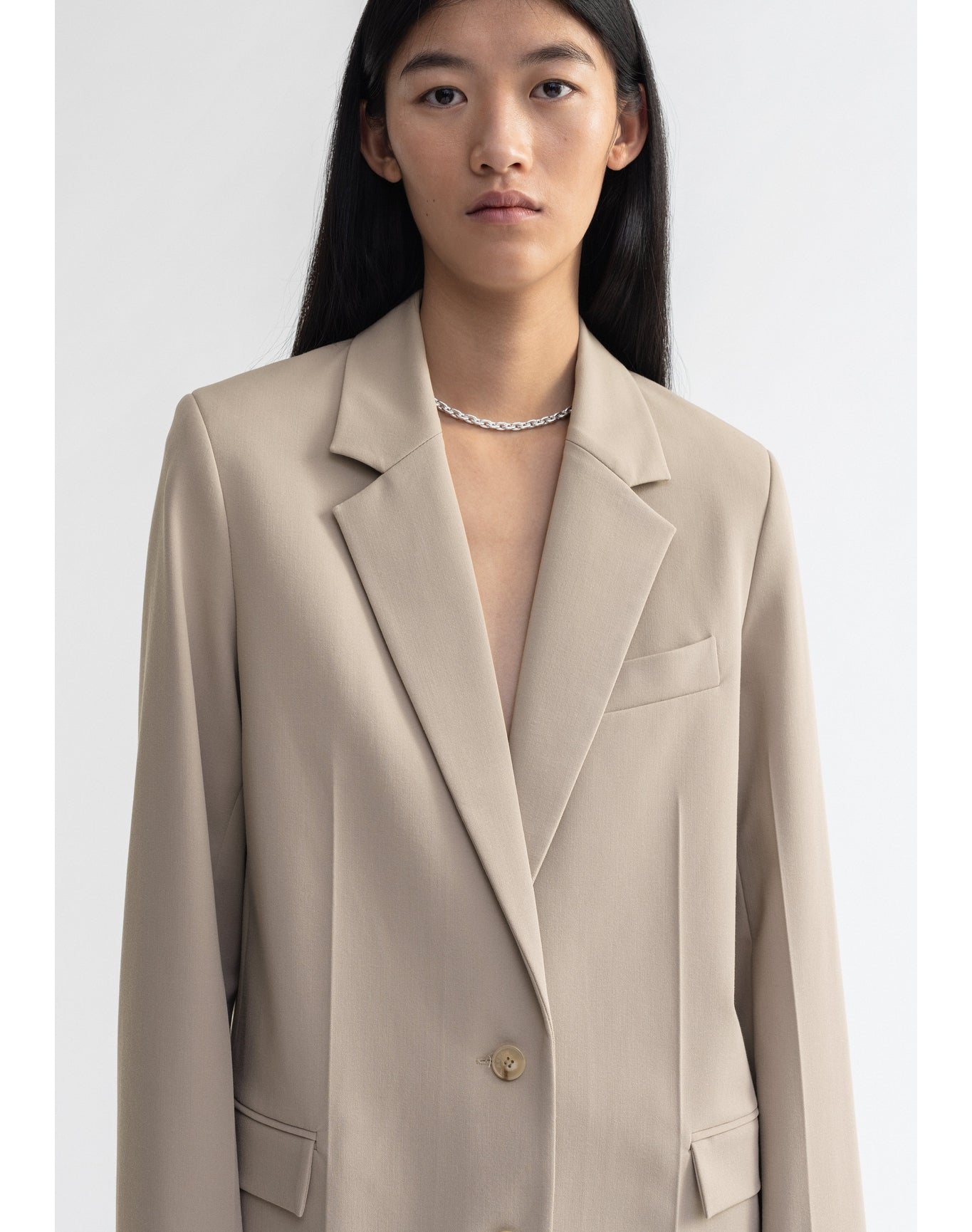 Tonka | Single-Breasted Blazer | Ash