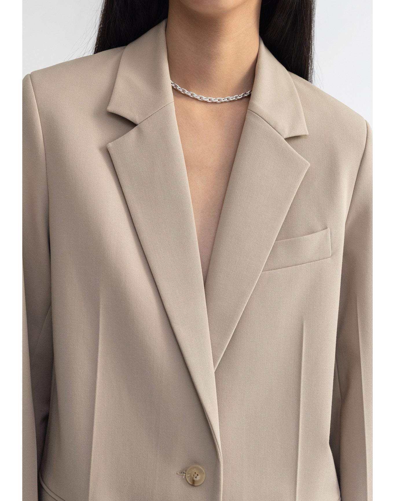Tonka | Single-Breasted Blazer | Ash