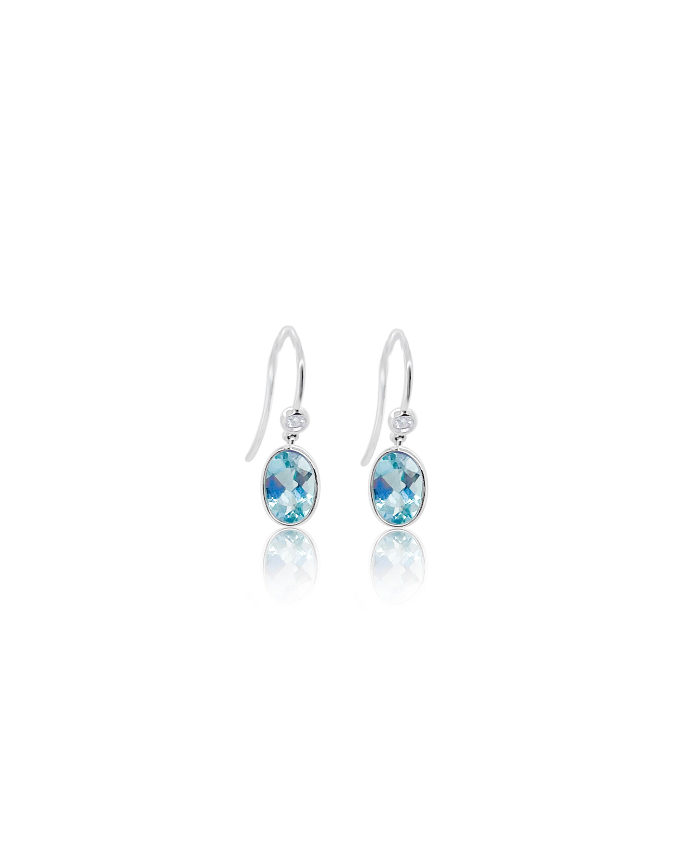 Topaz Fish Hook | Blue