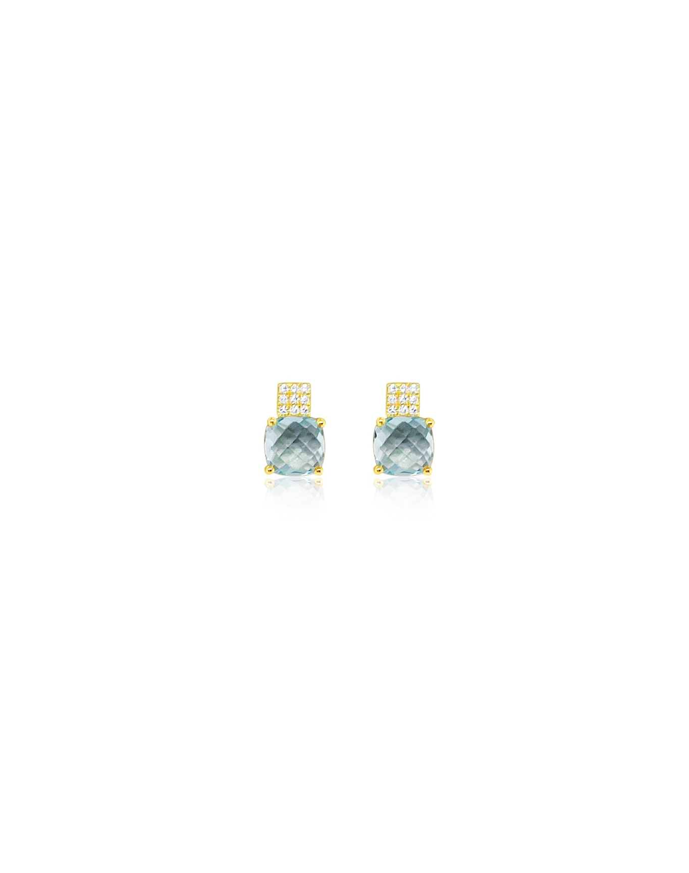 Topaz Studs | Blue