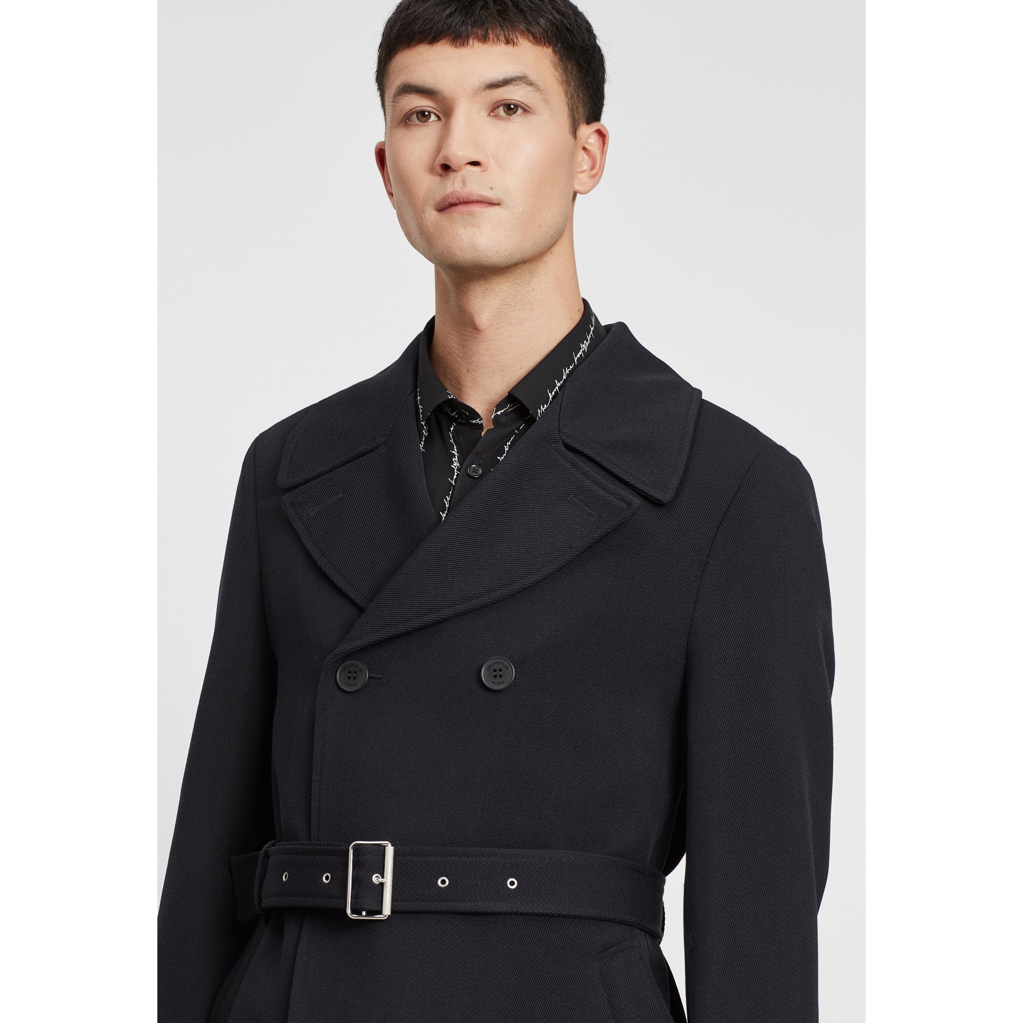 Trench Coat With Quilted Lining | Men | Navy Blue