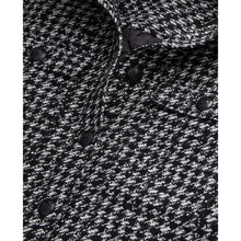 Tweed Overshirt Jacket | Women | Black x White