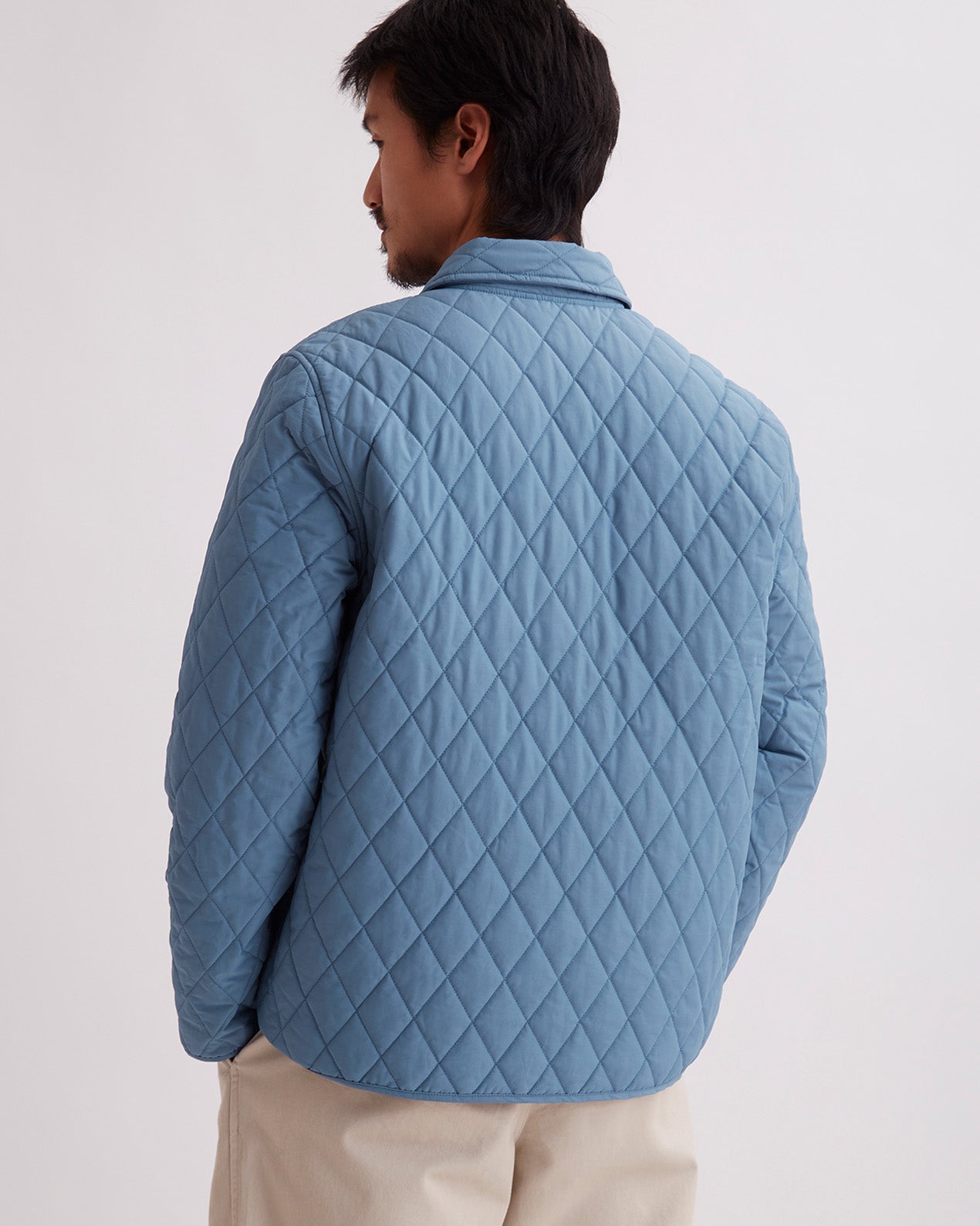 Coronet Blue | Flores Lightweight Quilted Jacket